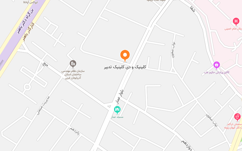 نقشه کلینیک